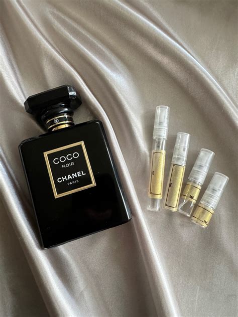 chanel noir sample|chanel coco noir 100ml.